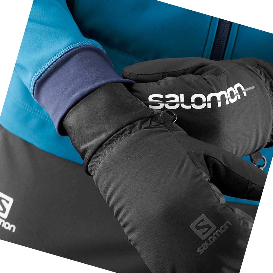 Guantes Salomon CROSS WINTER TRAINING Mujer Negros | MX 2101KOR